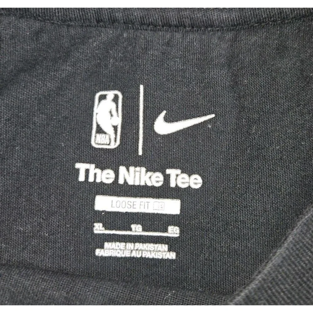 Mens Nike Air Jordan Boston Celtics NBA Long Sleeve T Shirt XL Black